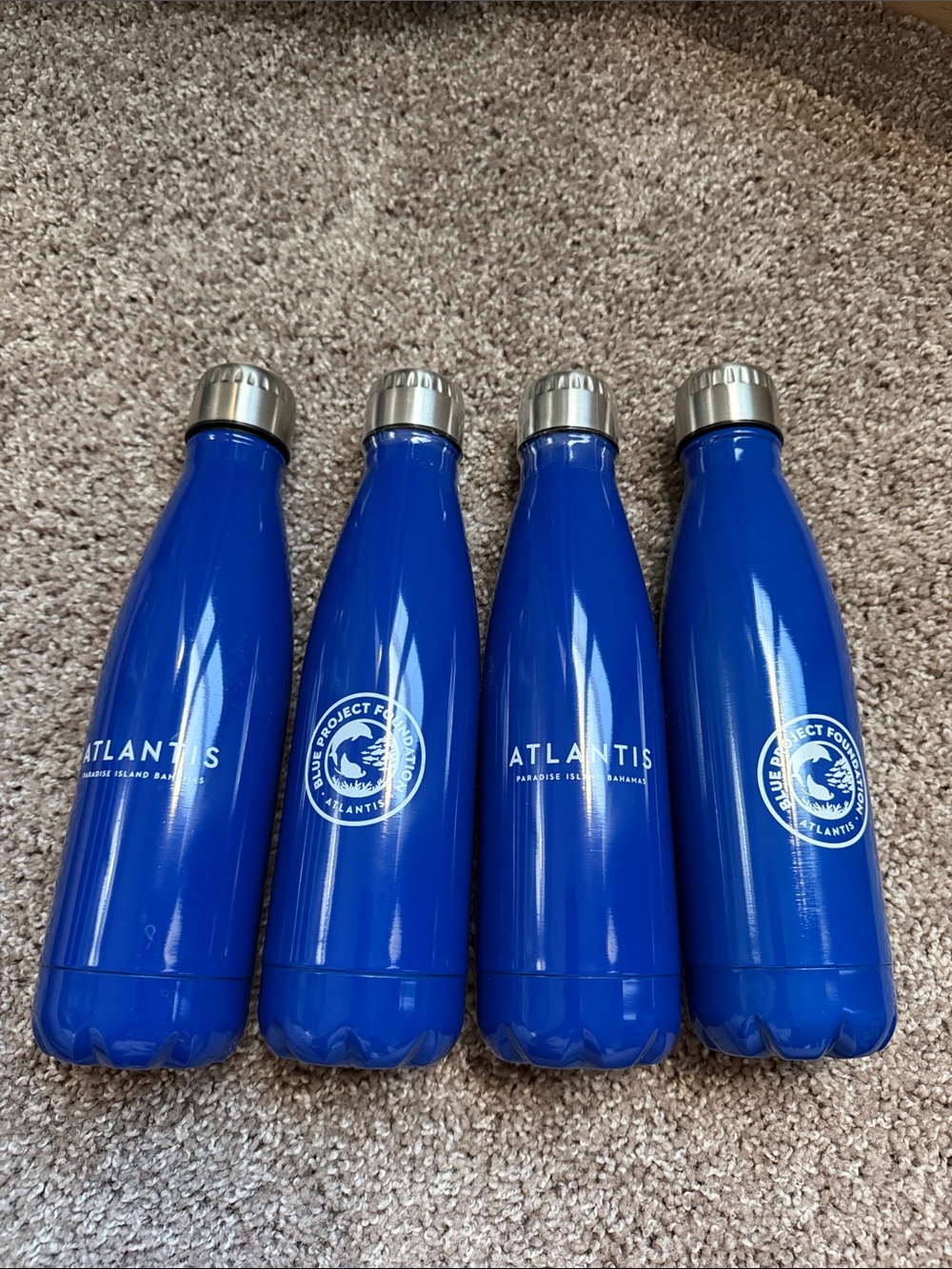 Atlantis Bahamas Royal Blue Stainless Water Bottle